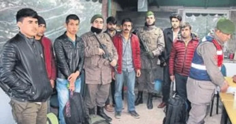 Burdur’da 7 kaçak gözaltına alındı