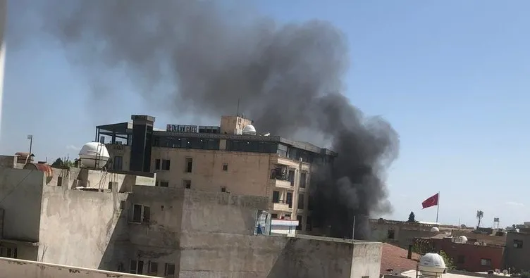 Nusaybin’de bir kafenin deposunda yangın çıktı
