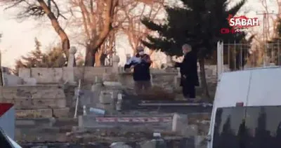 Malatya’da mezarlıkta şaşkına çeviren olay! Hayatımızda ilk kez böyle bir şey gördük | Video