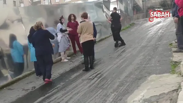 Şişli’de akılalmaz firar girişimi! Ameliyat kıyafetiyle hastaneden kaçmaya çalıştı | Video