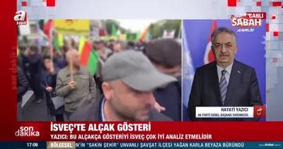İsveç’te alçak gösteri! AK Parti Genel Başkan Yardımcısı Hayati Yazıcı’dan konuya ilişkin önemli açıklamalar | Video