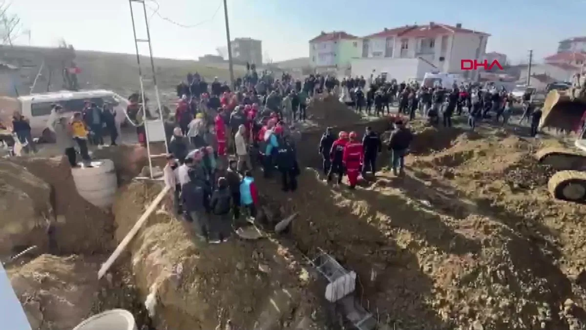 Ankara'da göçük: 1 can kaybı