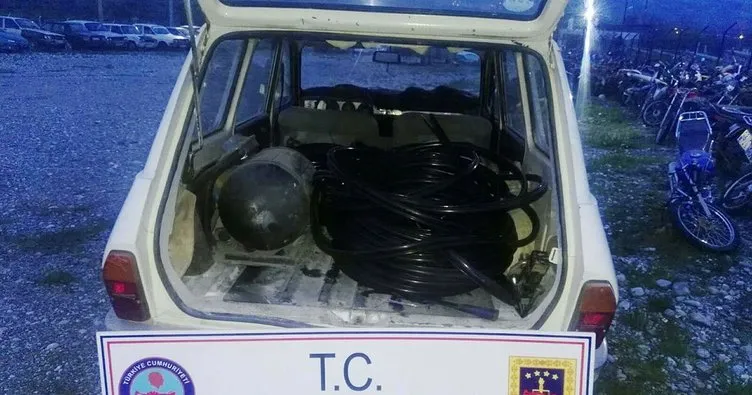 Kablo çalarken sinyale yakalanan şüpheliler tutuklandı