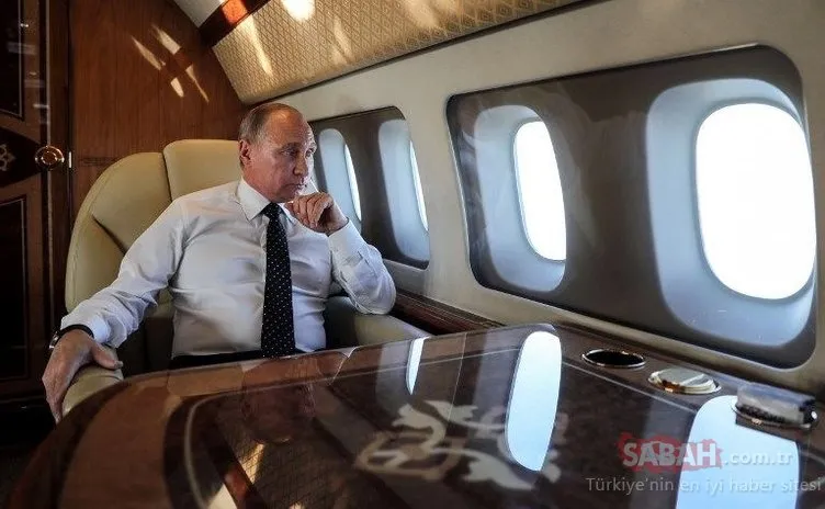 Uçan Kremlin'in içi görüntülendi! Putin'in altın tuvaletli lüks uçağı