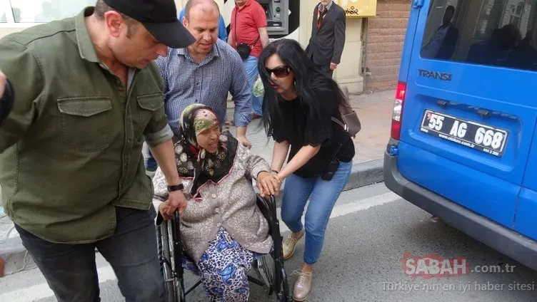 Samsun’da tekerlekli sandalyede dilenirken yakalanan kadın “Bugünlük idare edin beni” dedi