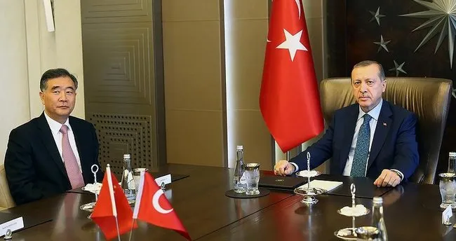Erdoğan, Çin Devlet Konseyi Başbakan Yardımcısı Yang’ı kabul etti