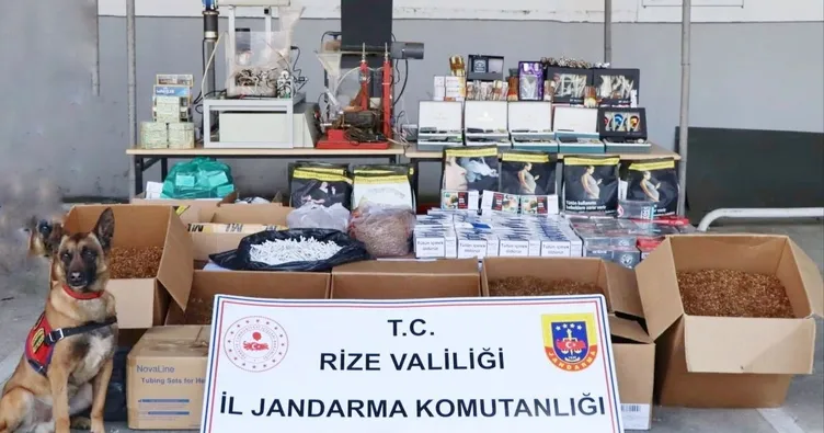 Jandarmadan kaçak sigara operasyonu!