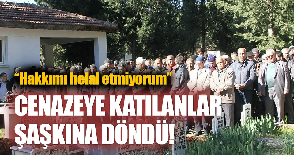 Cenazede kayınpederine hakkını helal etmedi Son Dakika Haberler Cenazede kayınpederine hakkını helal etmedi Son Dakika Haberler