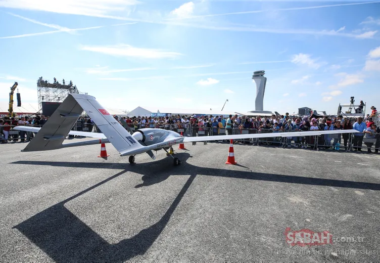 Milli İHA bu kez 'selfie' çekti