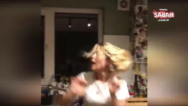 Ünlü oyuncu Burcu Biricik'in çılgın dansı sosyal medyada ilgi gördü | Video