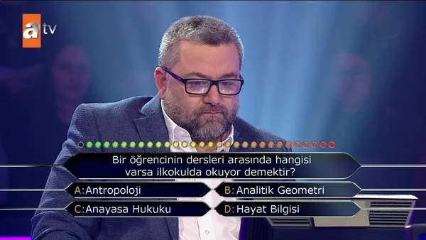 Kim Milyoner Olmak İster? 655. bölüm soruları ve cevapları