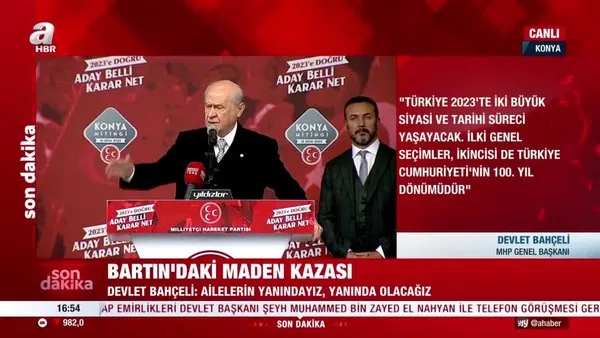 MHP Lideri Bahçeli'den Konya'da önemli açıklamalar | Video