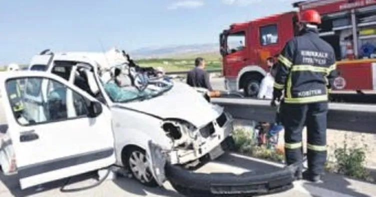Kırıkkale’de kaza: 5 yaralı