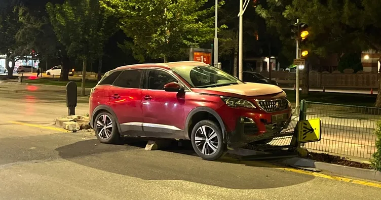 Cip ve motosiklet çarpıştı: 1 yaralı