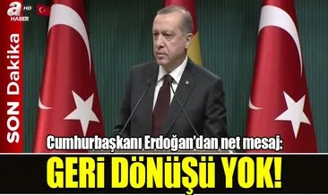 Cumhurbaşkanı Erdoğan’dan ’Fırat Kalkanı’ açıklaması!