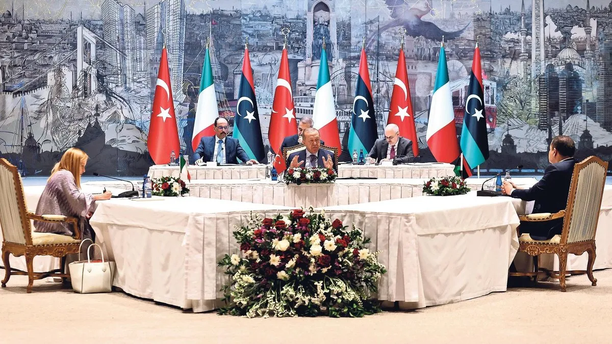 Akdeniz'de İşbirliği Rüzgarı: Erdoğan, Meloni ve Dibeybe İstanbul'da Buluştu!