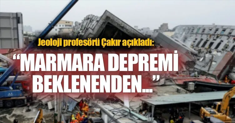 Marmara depremi beklenenden küçük olabilir