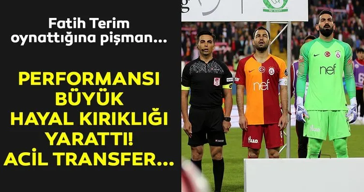 Galatasaray’da İsmail Çipe hayal kırıklığı yarattı! Kaleci transferi kapıda...
