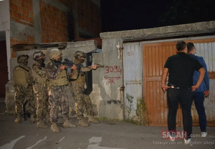 500 polis katıldı! Onlarcası gözaltına alındı: Adana’da ’Cono’ operasyonu