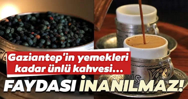 Gaziantep’in yemekleri kadar ünlü kahvesi: menengiç
