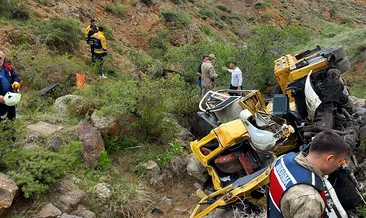 Kars’ta vinç dereye yuvarlandı: Operatör feci şekilde can verdi! #kars