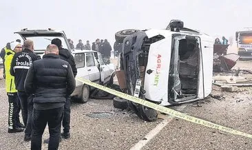 Sis ve gizli buzlanma faciası 3 ölü 6’sı ağır 21 yaralı