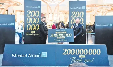200 milyonuncu yolcusunu ağırladı