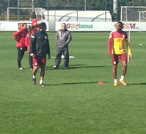 Drogba Galatasaray antrenmanında