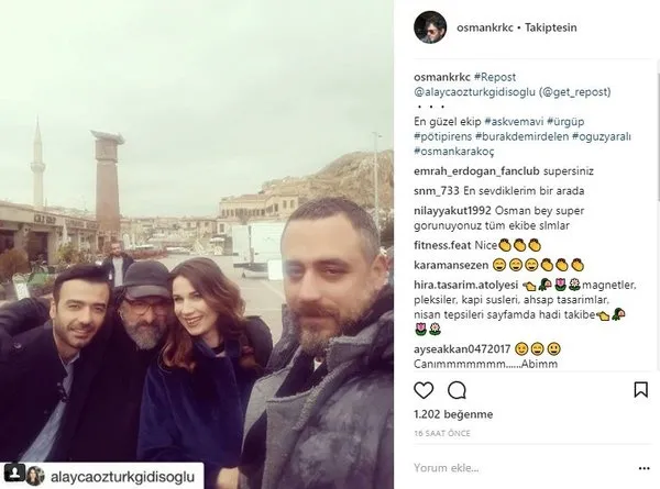 Ünlü isimlerin Instagram paylaşımları (06.12.2017)