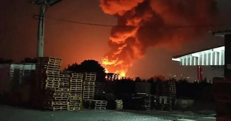 Bursa’da soğuk hava deposunda korkutan yangın