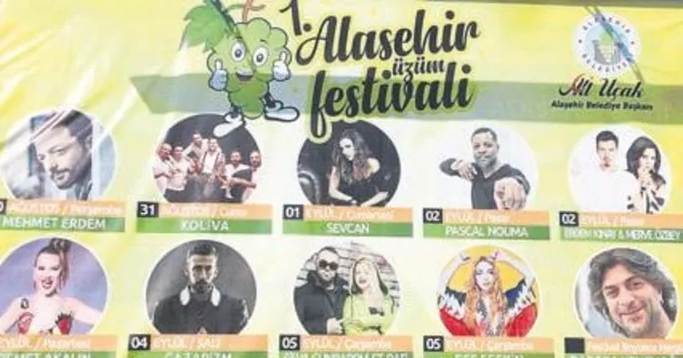 Alaşehir’den üzüm festivali’ne davet