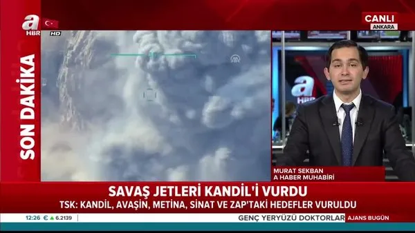 PKK'ya hava harekatı! Savaş jetleri Kandil'i vurdu!