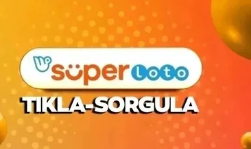 Süper Loto sonuçları 13 Ocak 2026: Milli Piyango İdaresi Süper Loto çekiliş sonuçları sorgulama ekranı