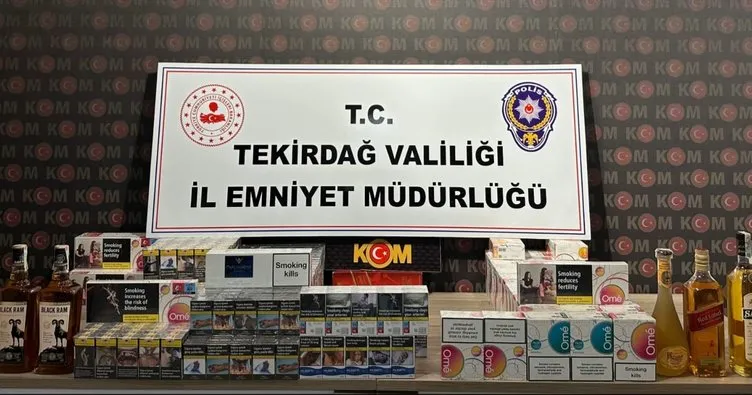 Tekirdağ Emniyet’inden uluslararası kaçakçılığa darbe