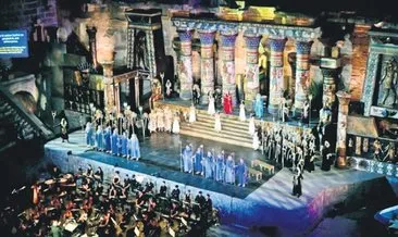 Aspendos’ta Aida operasına büyük ilgi