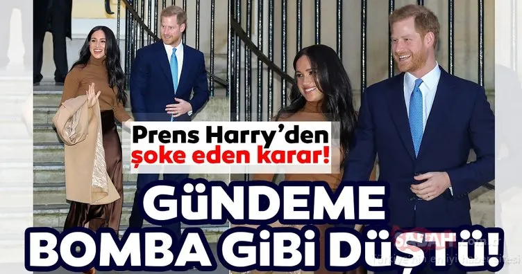 Prens Harry ve Meghan Markle’dan İngiltere gündemine bomba gibi düşen karar! Kraliyet ailesindeki üst düzey görevlerinden geçildiler