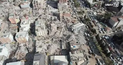 Depremin yıktığı Adıyaman Gölbaşı’nı SABAH TV görüntüledi | Video
