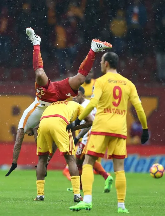 Galatasaray-Kayserispor maçından kareler