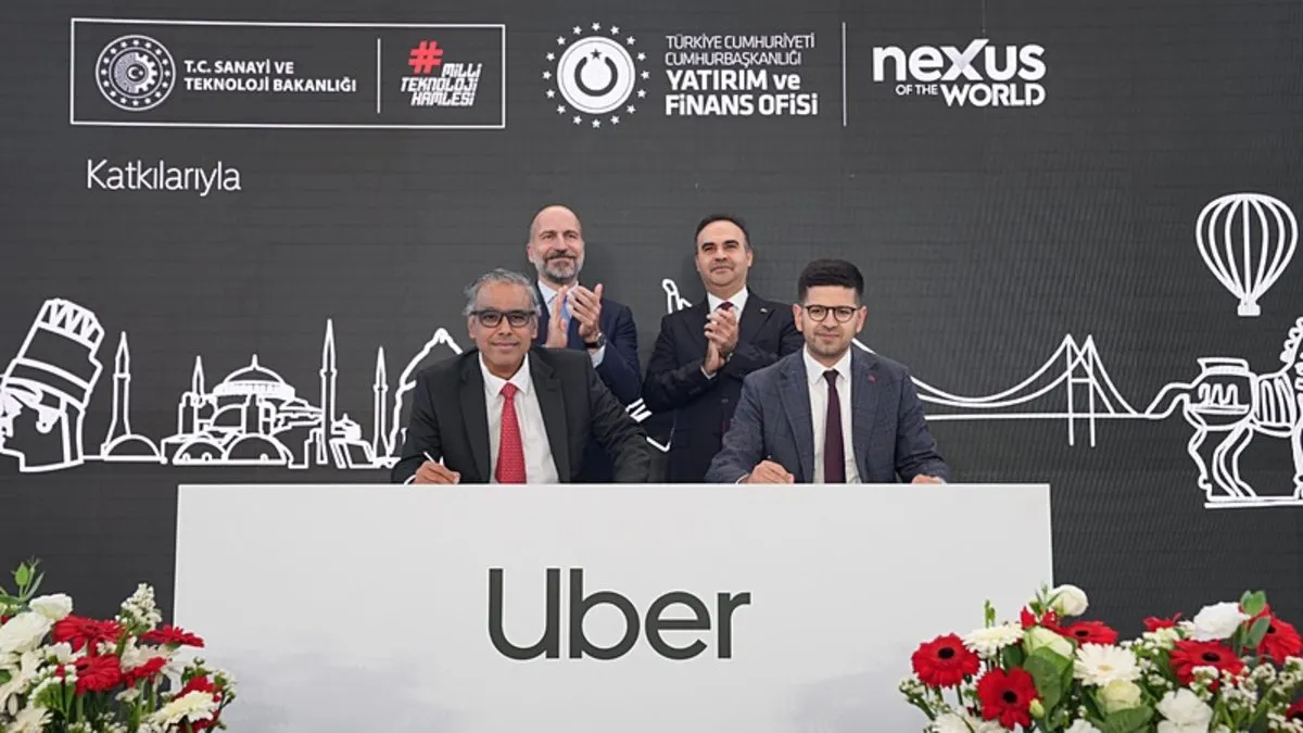 Bakan Kacır: Uber 200 milyon dolarlık yatırımla Türkiye’de teknoloji merkezi kurmak üzere adım atıyor Bakan Kacır: Uber 200 milyon dolarlık yatırımla Türkiye’de teknoloji merkezi kurmak üzere adım atıyor