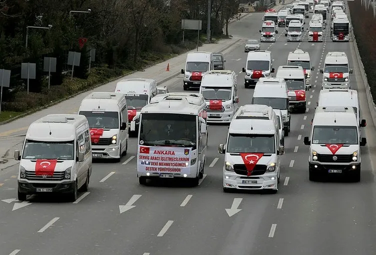 Zeytin Dalı Harekatı’na destek konvoyu