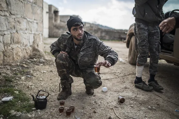 Terör örgütü PKK/YPG'den kurtulan köyden ilk kareler...