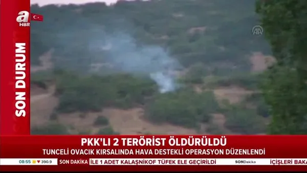 İçişleri Bakanlığı açıkladı: Tunceli'de 2 terörist etkisiz hale getirildi | Video