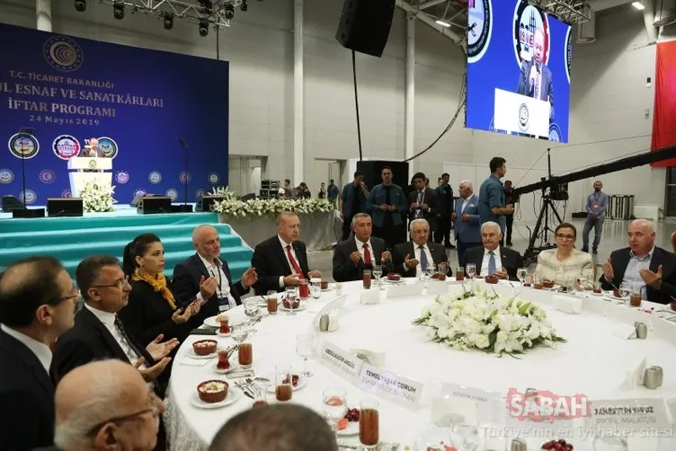 İstanbul’da esnaf ve sanatkarlarla iftar programında konuşan Başkan Erdoğan müjdeler verdi