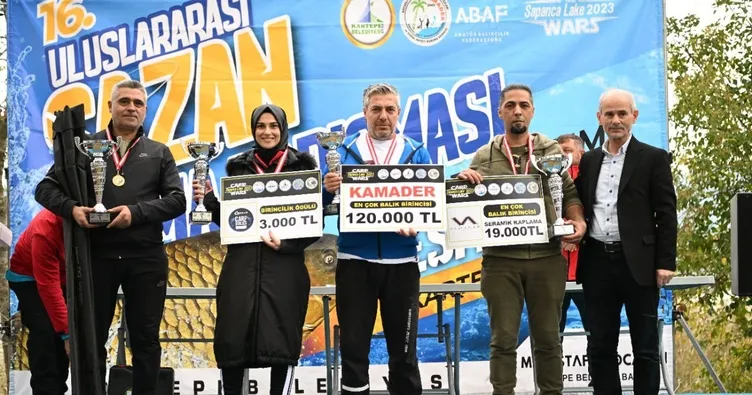 En büyük sazanı tutanlara ödül