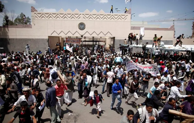 Yemen’de ABD Büyükelçiliği’ne saldırı
