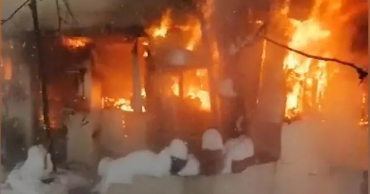 Ev alev topu oldu Son Dakika Haberler