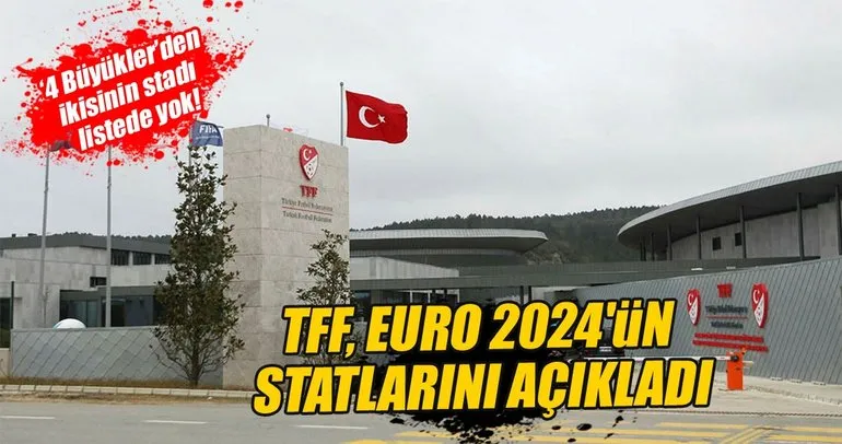 TFF, EURO 2024’e aday statları açıkladı