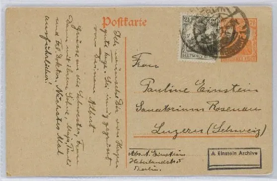 Einstein'ın aşk mektupları