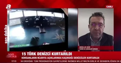 Son dakika! 15 Türk denizci kurtarıldı | Video