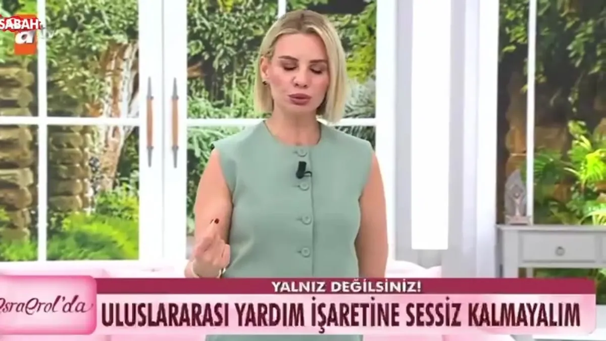 Esra Erol Uluslararası Yardım İşaretini Programda Uygulamalı Gösterdi videosunu izle Esra Erol Uluslararası Yardım İşaretini Programda Uygulamalı Gösterdi videosunu izle